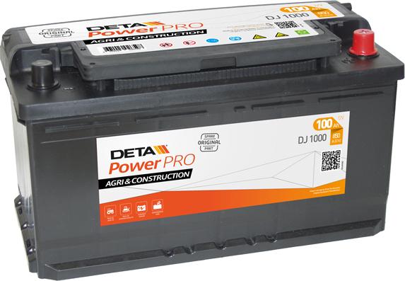 DETA DJ1000 - Стартов акумулатор vvparts.bg