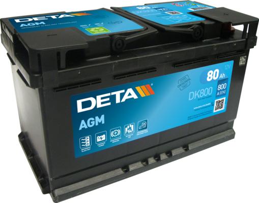 DETA DK800 - Стартов акумулатор vvparts.bg