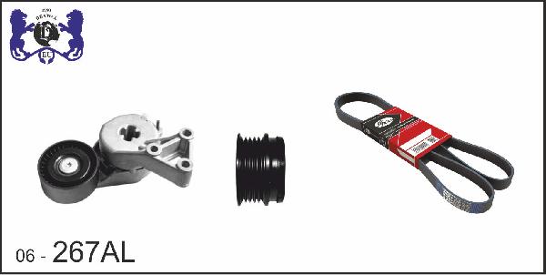 DEXWAL MOBIDEX 06-267AL - Комплект пистов ремък vvparts.bg