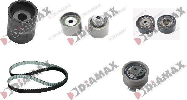 Diamax A6053 - Комплект ангренажен ремък vvparts.bg