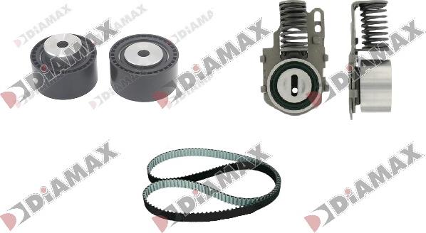 Diamax A6063 - Комплект ангренажен ремък vvparts.bg