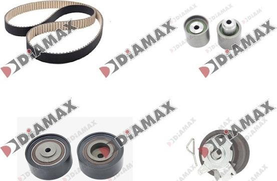Diamax A6017 - Комплект ангренажен ремък vvparts.bg