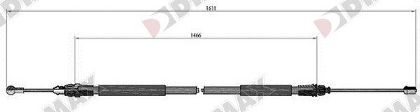 Diamax AA3006 - Жило, ръчна спирачка vvparts.bg