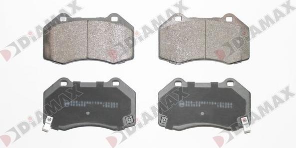 Diamax N09949 - Комплект спирачно феродо, дискови спирачки vvparts.bg