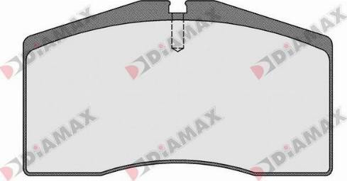 Diamax N09498 - Комплект спирачно феродо, дискови спирачки vvparts.bg