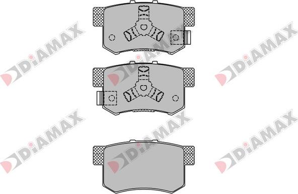 Diamax N09437 - Комплект спирачно феродо, дискови спирачки vvparts.bg