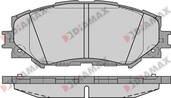 BENDIX 572525B - Комплект спирачно феродо, дискови спирачки vvparts.bg