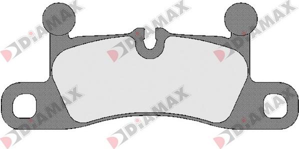 Diamax N09610 - Комплект спирачно феродо, дискови спирачки vvparts.bg