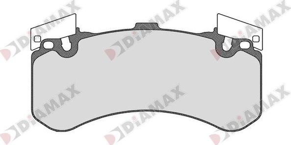 Diamax N09689 - Комплект спирачно феродо, дискови спирачки vvparts.bg