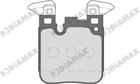 Diamax N09686 - Комплект спирачно феродо, дискови спирачки vvparts.bg