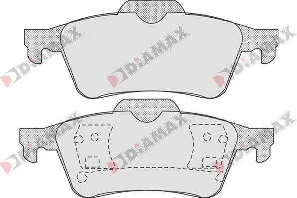 Diamax N09018 - Комплект спирачно феродо, дискови спирачки vvparts.bg