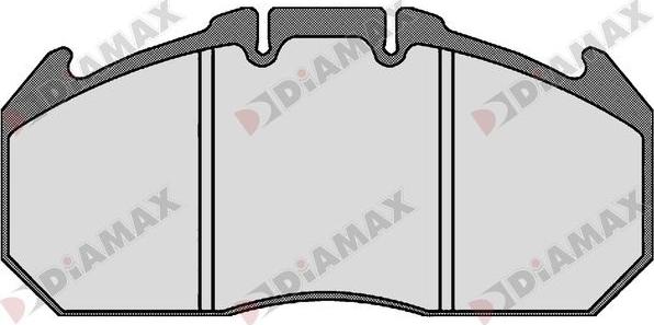 Diamax N09031 - Комплект спирачно феродо, дискови спирачки vvparts.bg