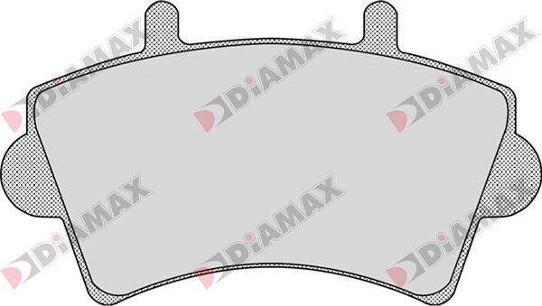 Diamax N09022 - Комплект спирачно феродо, дискови спирачки vvparts.bg