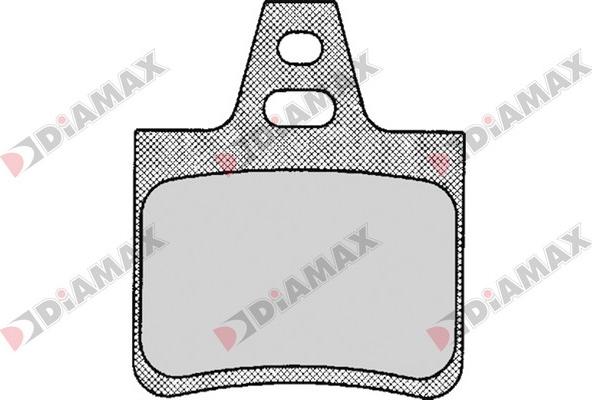 Diamax N09148 - Комплект спирачно феродо, дискови спирачки vvparts.bg