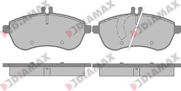 OEMparts A0074209220 - Комплект спирачно феродо, дискови спирачки vvparts.bg