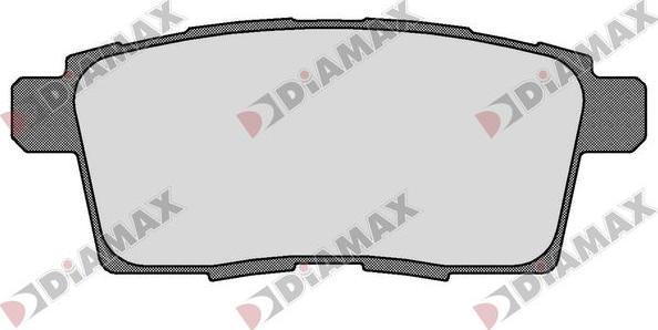 Diamax N09845 - Комплект спирачно феродо, дискови спирачки vvparts.bg
