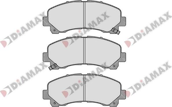 Diamax N09840 - Комплект спирачно феродо, дискови спирачки vvparts.bg