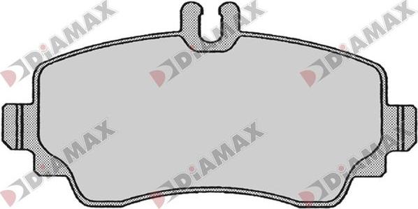 Diamax N09808 - Комплект спирачно феродо, дискови спирачки vvparts.bg