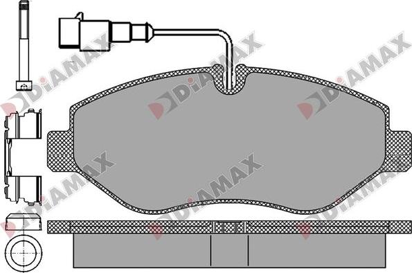 BRAYMANN BBP0654 - Комплект спирачно феродо, дискови спирачки vvparts.bg