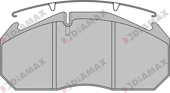 Diamax N09346 - Комплект спирачно феродо, дискови спирачки vvparts.bg