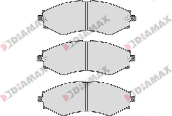 Diamax N09361 - Комплект спирачно феродо, дискови спирачки vvparts.bg