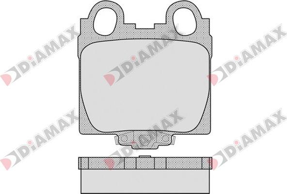 Diamax N09303 - Комплект спирачно феродо, дискови спирачки vvparts.bg