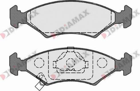 Delphi LUP1630 - Комплект спирачно феродо, дискови спирачки vvparts.bg