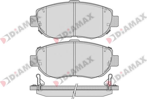 Diamax N09299 - Комплект спирачно феродо, дискови спирачки vvparts.bg