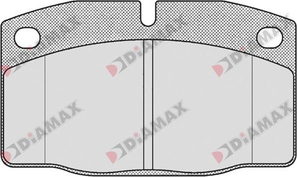 Diamax N09200 - Комплект спирачно феродо, дискови спирачки vvparts.bg