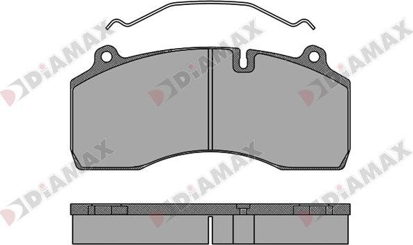 Diamax N09229 - Комплект спирачно феродо, дискови спирачки vvparts.bg