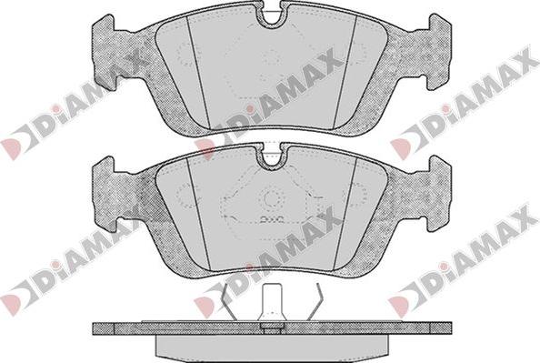 Diamax N09796 - Комплект спирачно феродо, дискови спирачки vvparts.bg