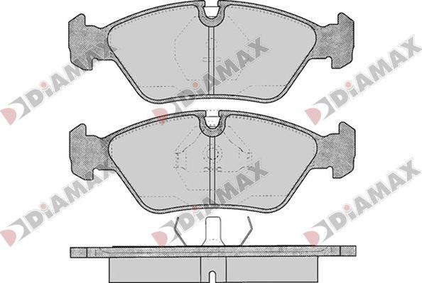 Diamax N09791 - Комплект спирачно феродо, дискови спирачки vvparts.bg