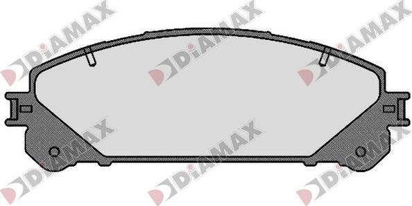 Diamax N09785 - Комплект спирачно феродо, дискови спирачки vvparts.bg