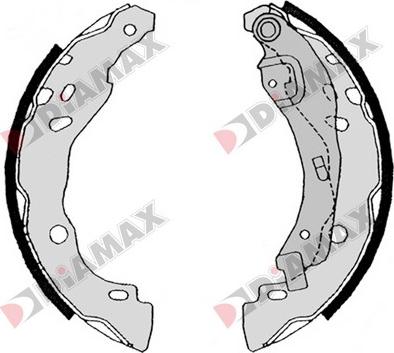 Diamax N01007 - Комплект спирачна челюст vvparts.bg