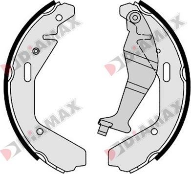 Diamax N01350 - Комплект спирачна челюст vvparts.bg