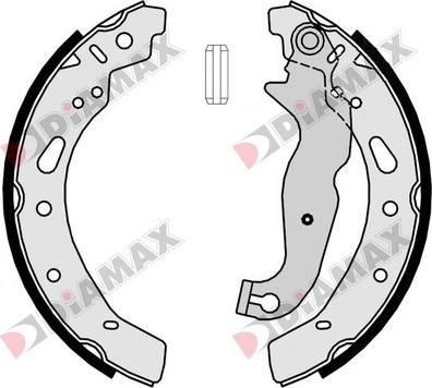 Diamax N01358 - Комплект спирачна челюст vvparts.bg