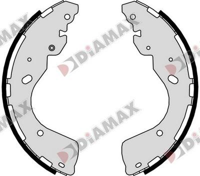 Diamax N01386 - Комплект спирачна челюст vvparts.bg