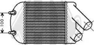 Diederichs 8446303 - Интеркулер (охладител за въздуха на турбината) vvparts.bg