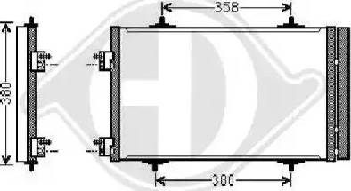 Diederichs 8424400 - Кондензатор, климатизация vvparts.bg