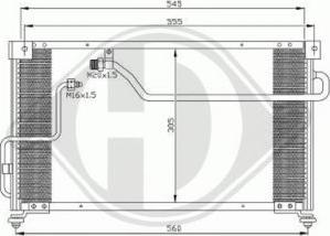 Diederichs 8562301 - Кондензатор, климатизация vvparts.bg