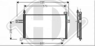 Diederichs 8602200 - Кондензатор, климатизация vvparts.bg