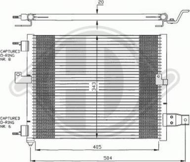 Diederichs 8685000 - Кондензатор, климатизация vvparts.bg