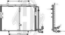 Diederichs 8167002 - Кондензатор, климатизация vvparts.bg