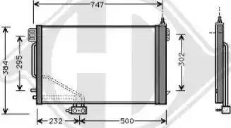 Diederichs 8167100 - Кондензатор, климатизация vvparts.bg