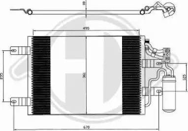 Diederichs 8187501 - Кондензатор, климатизация vvparts.bg