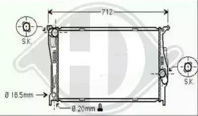 Diederichs 8121604 - Уплътнение, маслен радиатор vvparts.bg