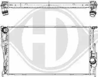 Diederichs 8121603 - Радиатор, охлаждане на двигателя vvparts.bg