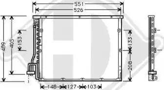 Diederichs 8121308 - Кондензатор, климатизация vvparts.bg