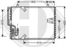 Diederichs 8122200 - Кондензатор, климатизация vvparts.bg