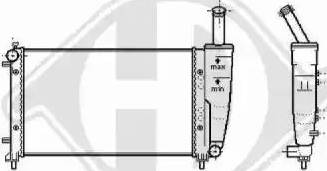 Diederichs 8345406 - Радиатор, охлаждане на двигателя vvparts.bg